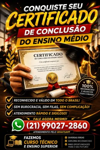 ENSINO MÉDIO E CURSO TÉCNICO