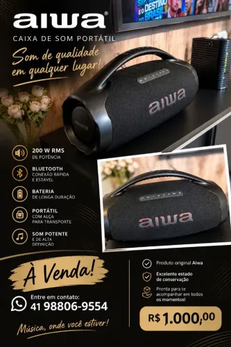 Caixa som Aiwa