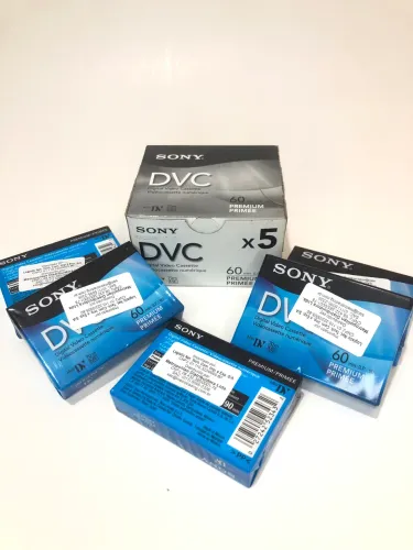 - Fita mini DV - Sony - Caixa com 5 unidades