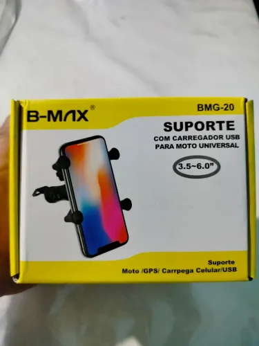 Suporte Celular Com Carregador para Moto 