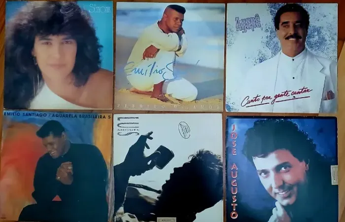 Lote Vinil 06 discos Nacional