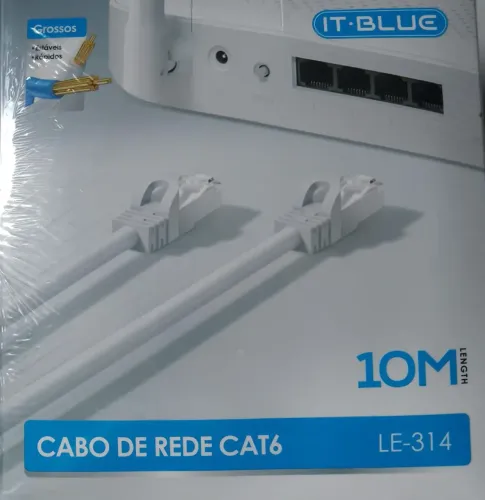 Cabo de Rede CAT6 10 Metros