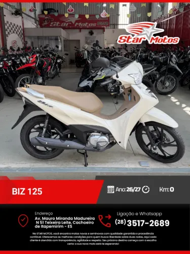 HONDA BIZ 125 EX 2027 - 0KM