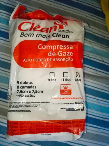 500 gases sem se estéril 