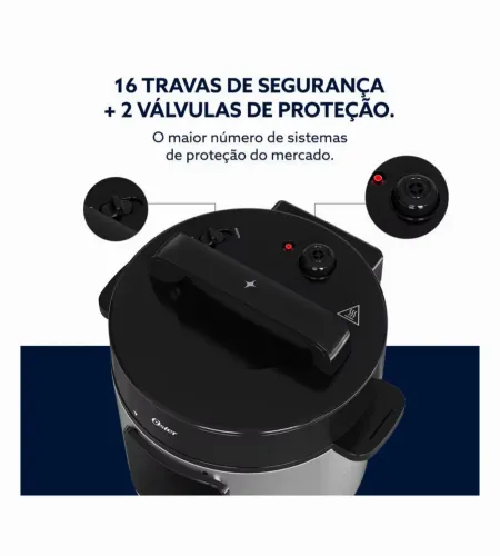 Panela de pressão elétrica digital Oster 5,7litros