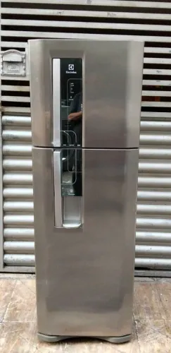 Geladeira Electrolux Frost Free inox 380 litros 128 v frete grátis região 