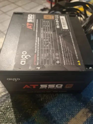 Fonte Aigo 550w 80 plus bronze