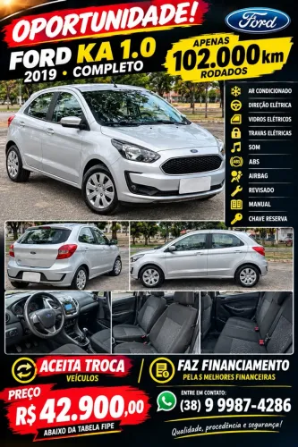 Ford KA 1.0 Se/se Plus Tivct Flex 5P 2019