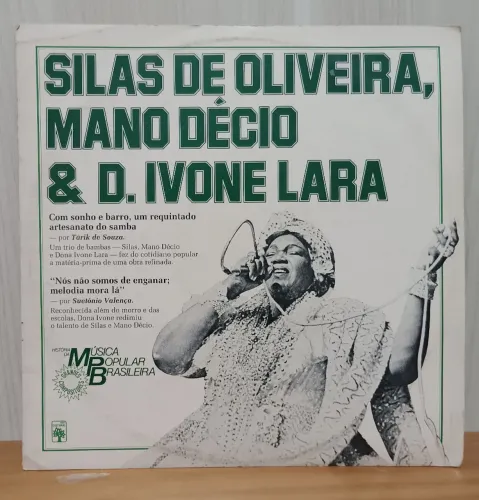 Silas de Oliveira, Mano Décio & D. Ivone Lara. LP capa Dupla. 