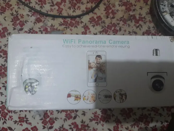 Camera lampada 360 graus