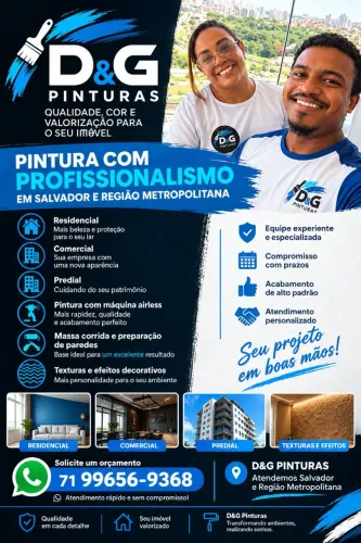 ? D&G PINTURAS | PINTURA PROFISSIONAL EM SALVADOR
