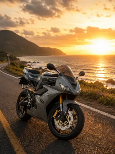 VENDO TRIUMPH DAYTONA 675 CINZA NIVUS - LINDA