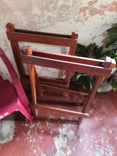 Cavaletes de madeira