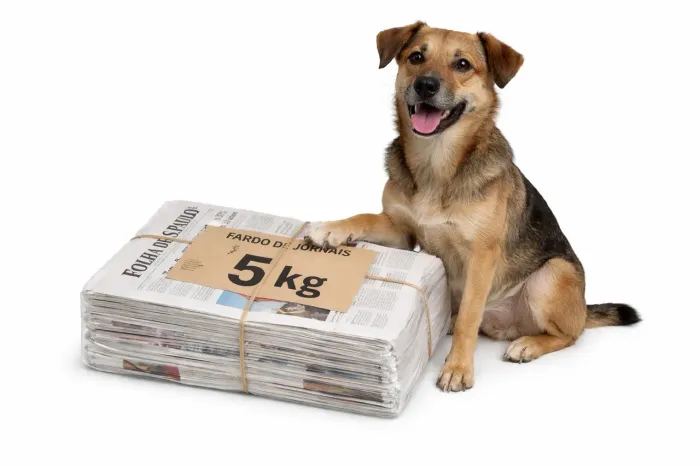 Jornais 455 folhas 5 kg