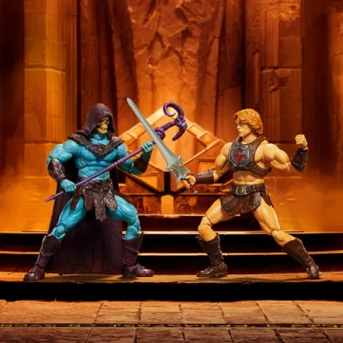 Pré venda Masters of the Universe Chronicles He-Man and Skeletor Action Figure 2-Pack