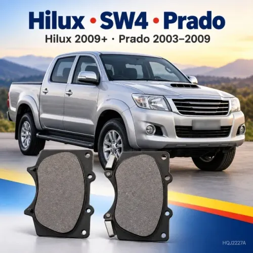 Pastilha de Freio Dianteira Toyota Hilux SW4 Land Cruiser Jurid HQJ2227A - Nova