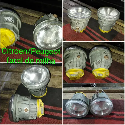 Milha Citroen Peugeot ( par de farol)