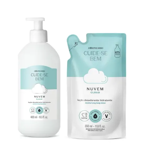 Combo Hidratante Cuide-se Bem Nuvem Loção + Refil