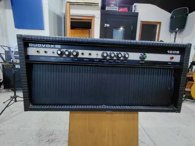 Amplif. Valvulado Giannini Duo Vox 100W - Contrabaixo R$ 3.500,00. Revisado Luthier Cotia