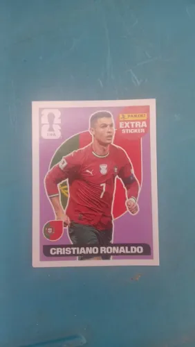 Figurinha legend Cristiano Ronaldo roxa/Lilás 