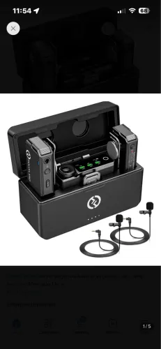 Vendo um microfone de lapela hollyland
