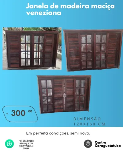Porta camarão e janelas semi novas