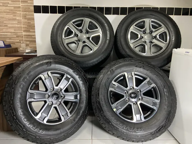 Jogo Rodas Ford Ranger XLT + Pneus