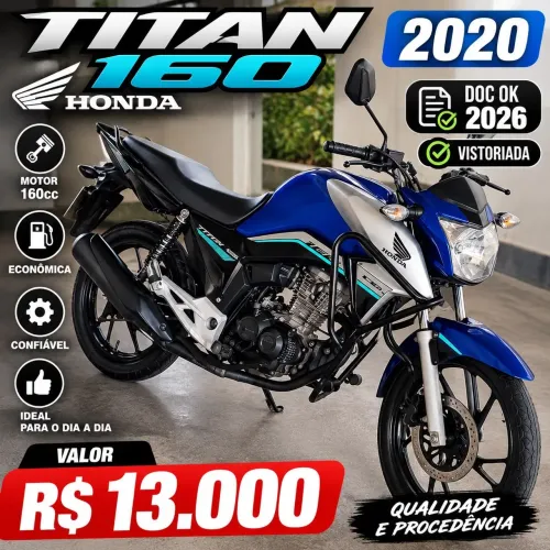Titan 160 2020 tudo Ok