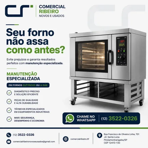 Conserto de Fornos industriais elétricos ou a gás