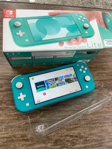 Nintendo Switch Lite Desbloq novinho | 128gb com jogos