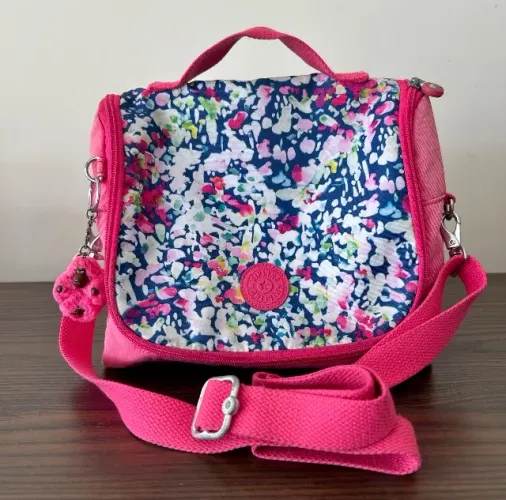 Lancheira térmica Kipling rosa