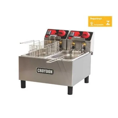 Fritadeira Elétrica (2x3 litros) Croydon - Frete Grátis e Pagamento na Entrega - Fc2a