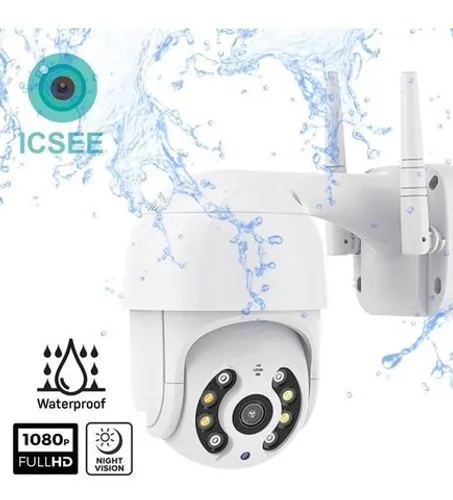Camera Ip Wifi Externa Ptz Speed Dome Prova De Água Zoom