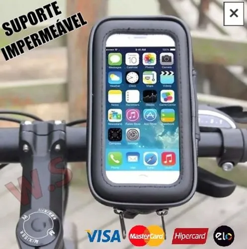 Suporte celular prova d'água 6.6 polegada para BICICLETA/MOTO