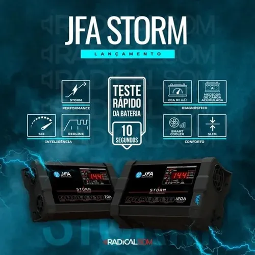 Fontes JFA Storm toda linha 40A 70A 120A 200A Storm Novas 1 ano de garantia
