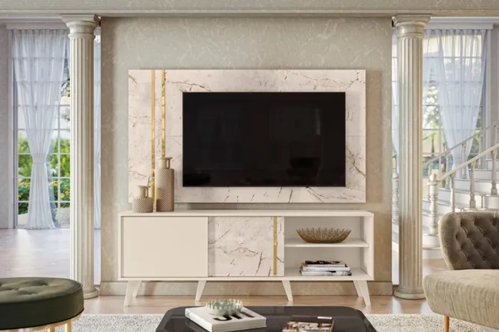 Sala conjunto rack +painel 