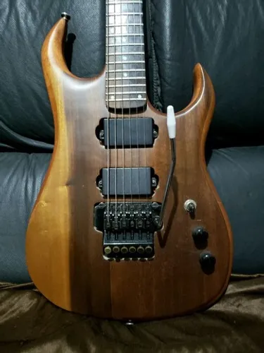 Guitarra Customizada Luthier Tarso Mogno Maciço Gotoh Custom Dolphin Antiga.