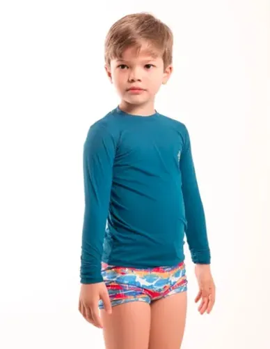 Camisas de proteção UV infantil e adulto
