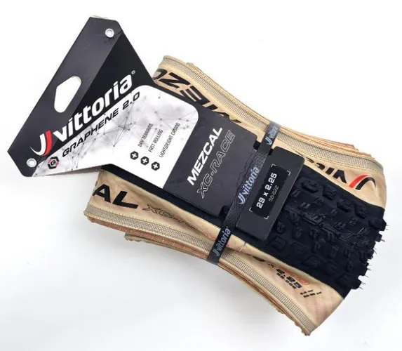 Pneu 29 Bike MTB Vittoria Mezcal 29x2.25 Faixa Bege Tubeless Graphene 9282