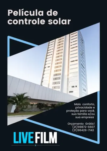 LiveFilm INSULFILM arquitetura e automotivo *10x s/juros*