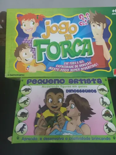 2 cx brinquedo jogo da forca é pequeno artista 