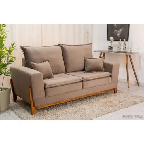 Sofá 3 lugares Havaí Luxo 2.00m molas ensacadas rf5628m