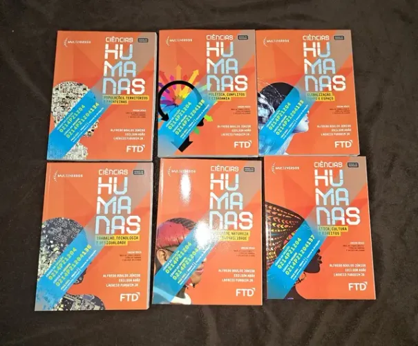 COLEÇÃO CIÊNCIAS HUMANAS DA FTD PARA TODO ENSINO MÉDIO.  MANUAL DO PROFESSOR.  NOVO