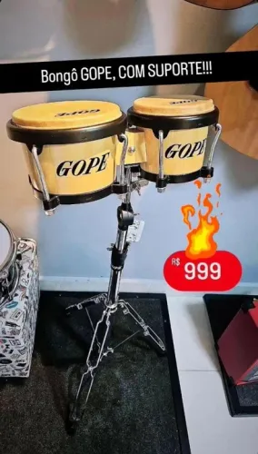 Bongô GOPE com Suporte - Valor final!