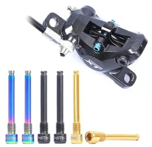 Par de Parafuso Titânio Pastilhas Freio Pinça Shimano ou Sram