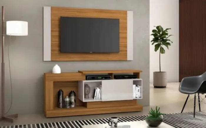 Rack com painel para até 55 polegadas 