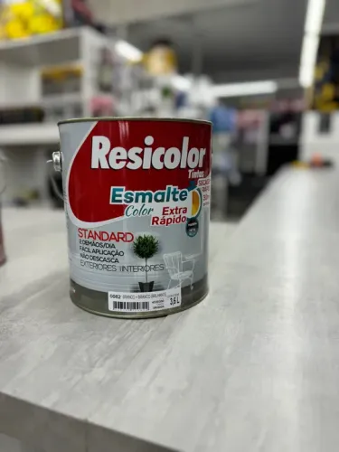 TINTA ESMALTE MADEIRA E FERRO RESICOLOR DIVERSAS CORES 3,6L
