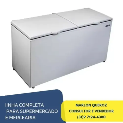 Freezer Horizontal 546 Litros Novo Metalfrio
