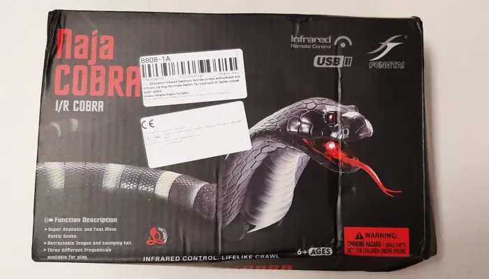 Cobra Robótica de Controle Remoto - Brinquedo de Controle Remoto