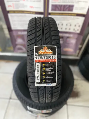 Pneu 175/70/13 Remold Crystone *borracha vipal* (instalação gratuita)